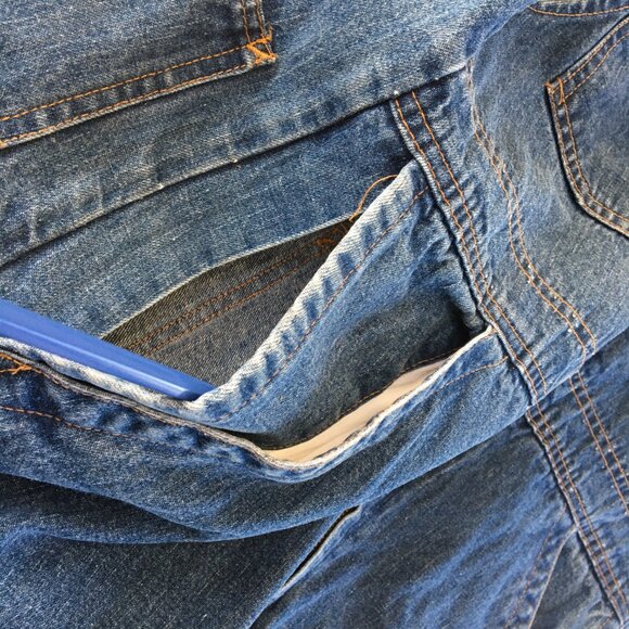 Vintage J.B.GOODHUE 802 Denim Overall 34/REG - Picture 4 of 13